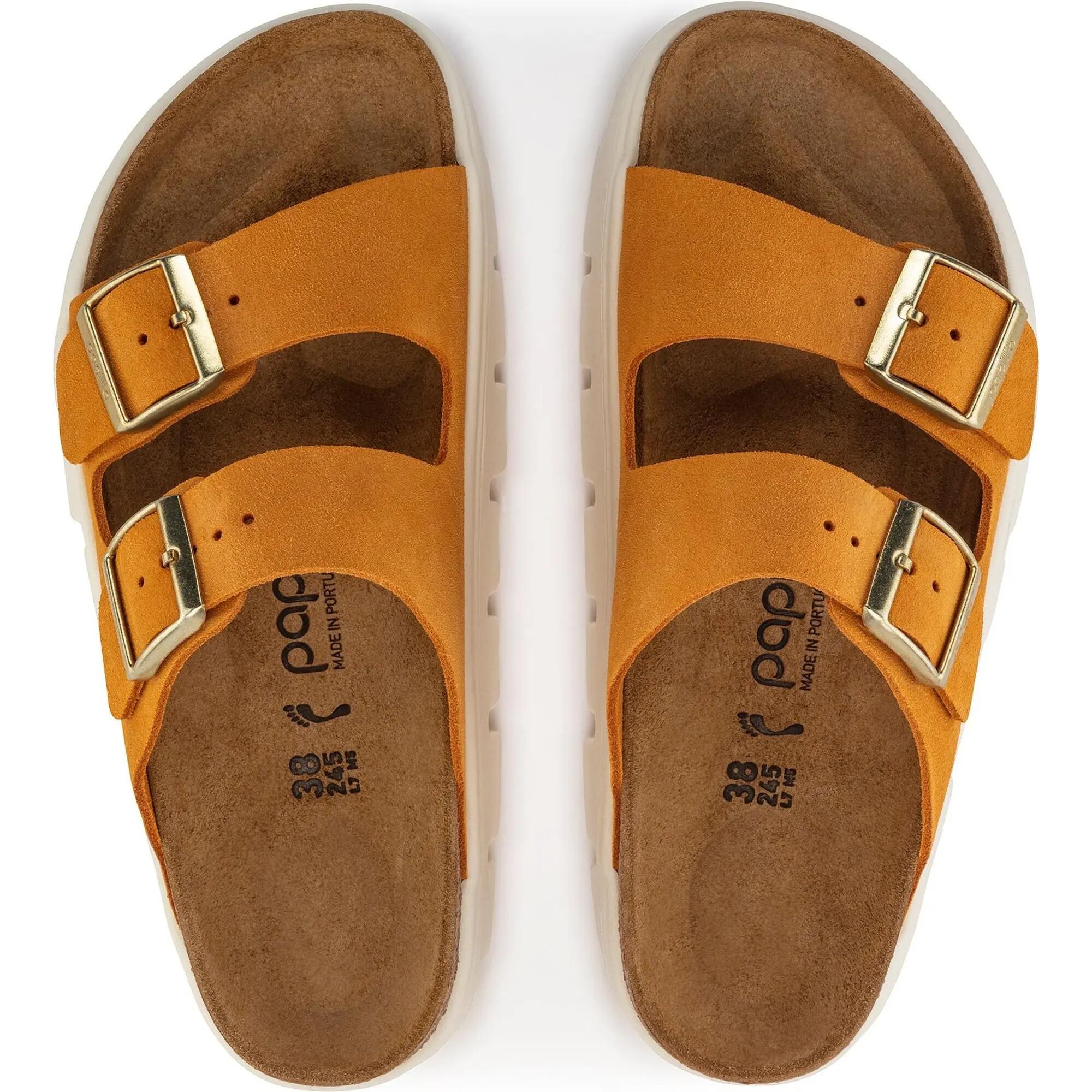 Arizona Chunky-Casual-Sandalen – Veloursleder – Aprikose 5/5