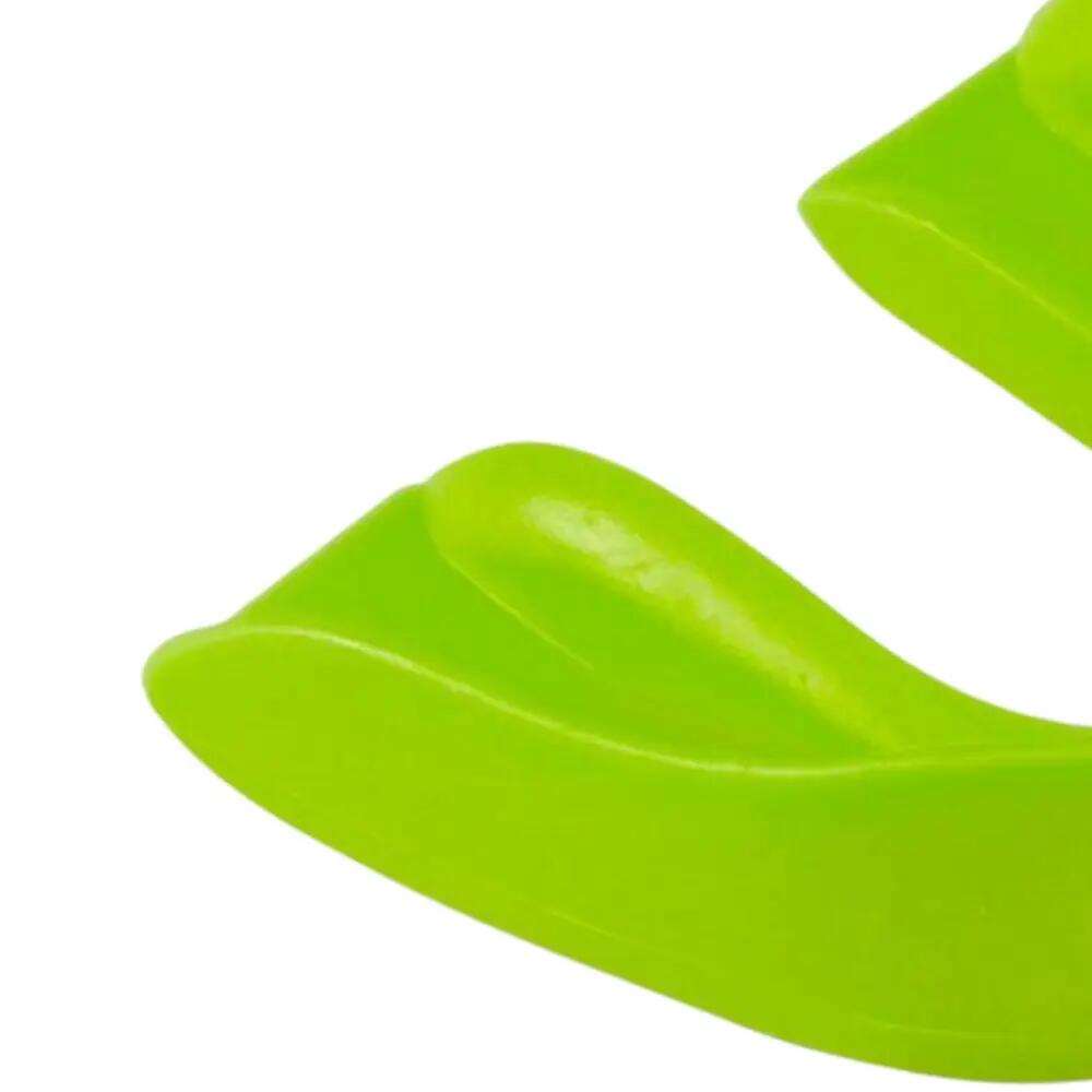 Escudo para las Encías Diseño Liso de Silicona Verde Claro Talla Única 3/3