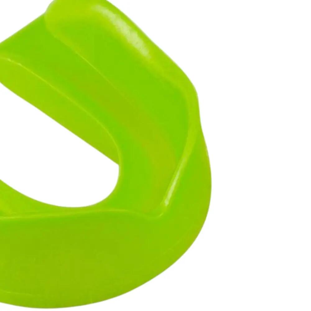 Escudo para las Encías Diseño Liso de Silicona Verde Claro Talla Única 2/3