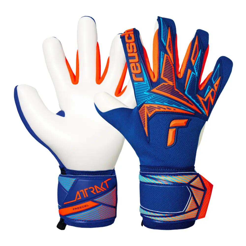 Guanti Da Portiere Adulto Unisex Reusch Attrakt Freegel Blu 4/4