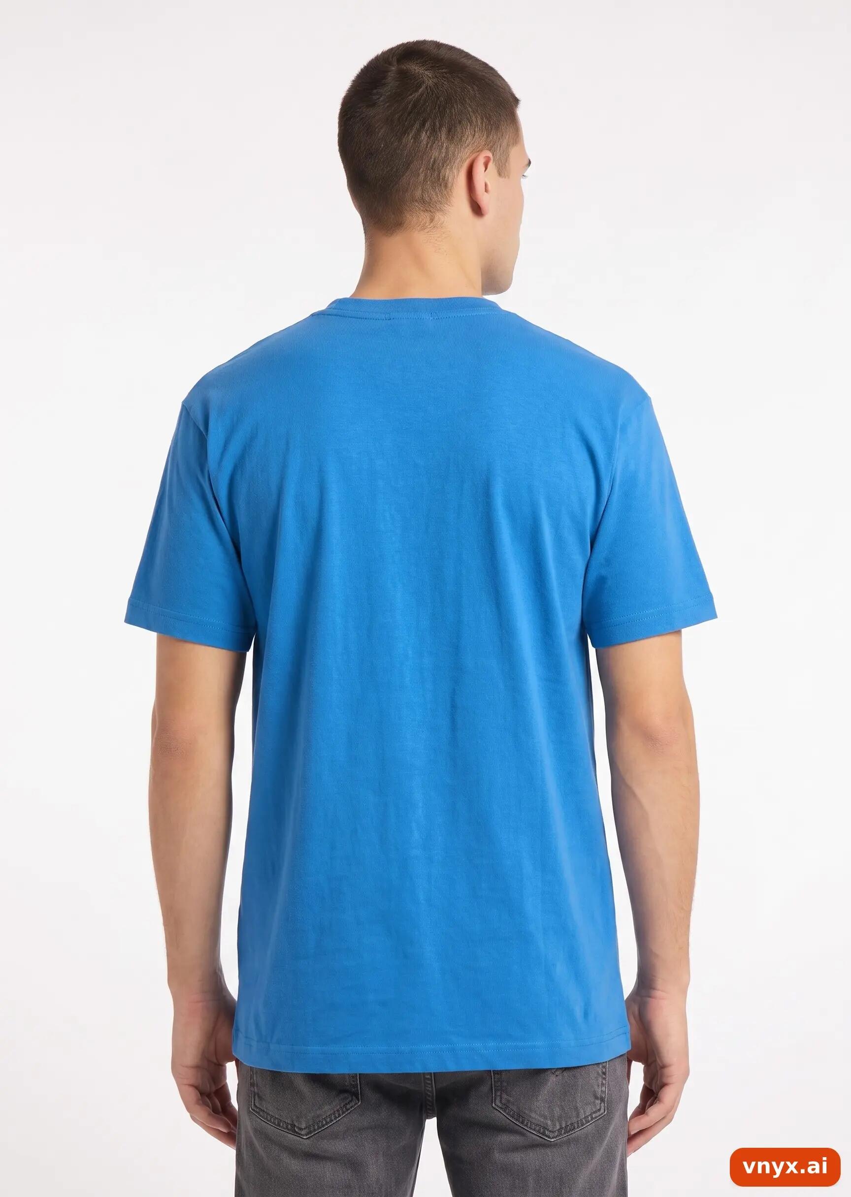 Second Life - Vintage Fruit of the Loom Blue T-Shirt 2/5