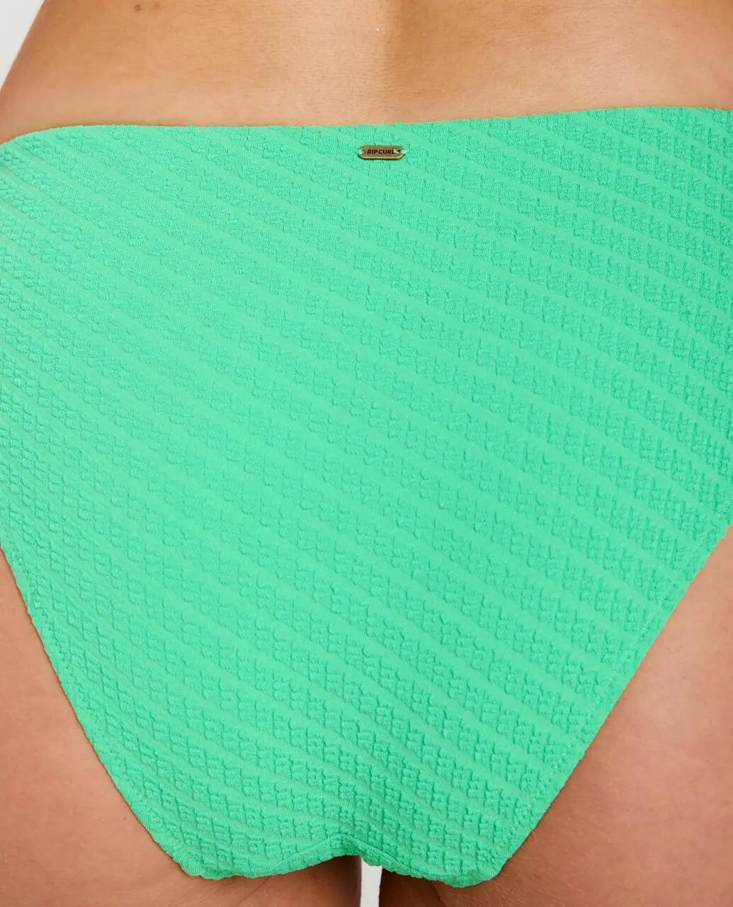 Slip bikini Donna culotte Custom Rib - Green 6/7