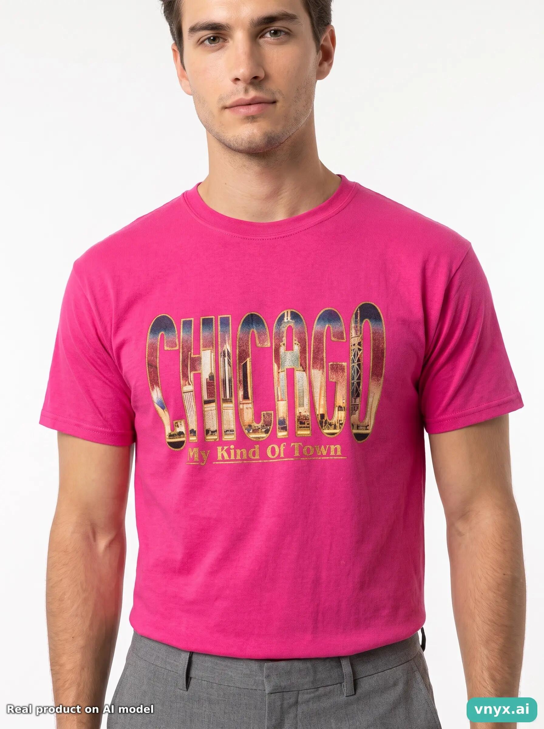 Second Life - Vintage Fruit of the Loom Pink T-Shirts Men M 5/5