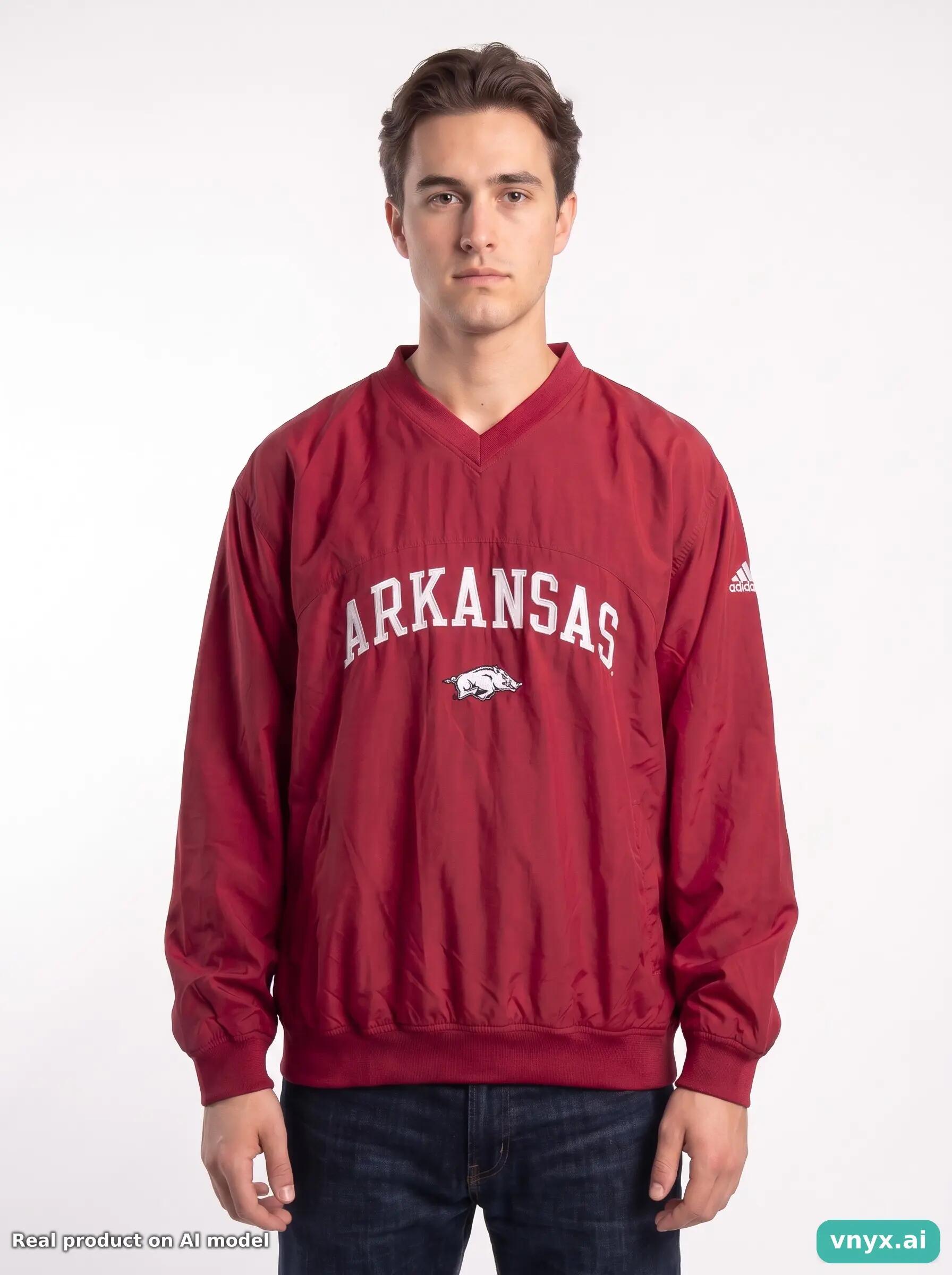 Second Life - Vintage adidas Red Long Sleeves Men M 5/5
