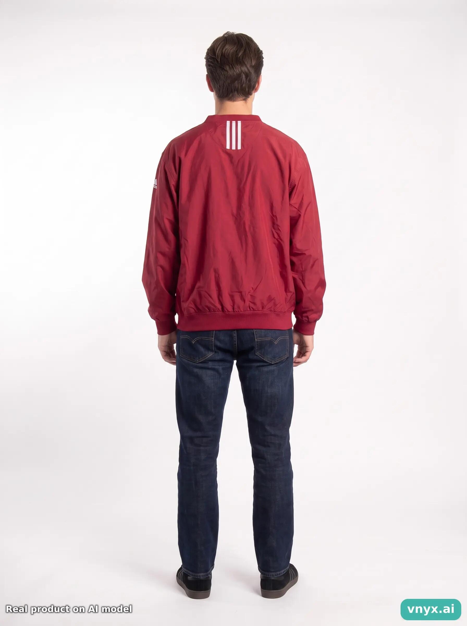 Second Life - Vintage adidas Red Long Sleeves Men M 4/5
