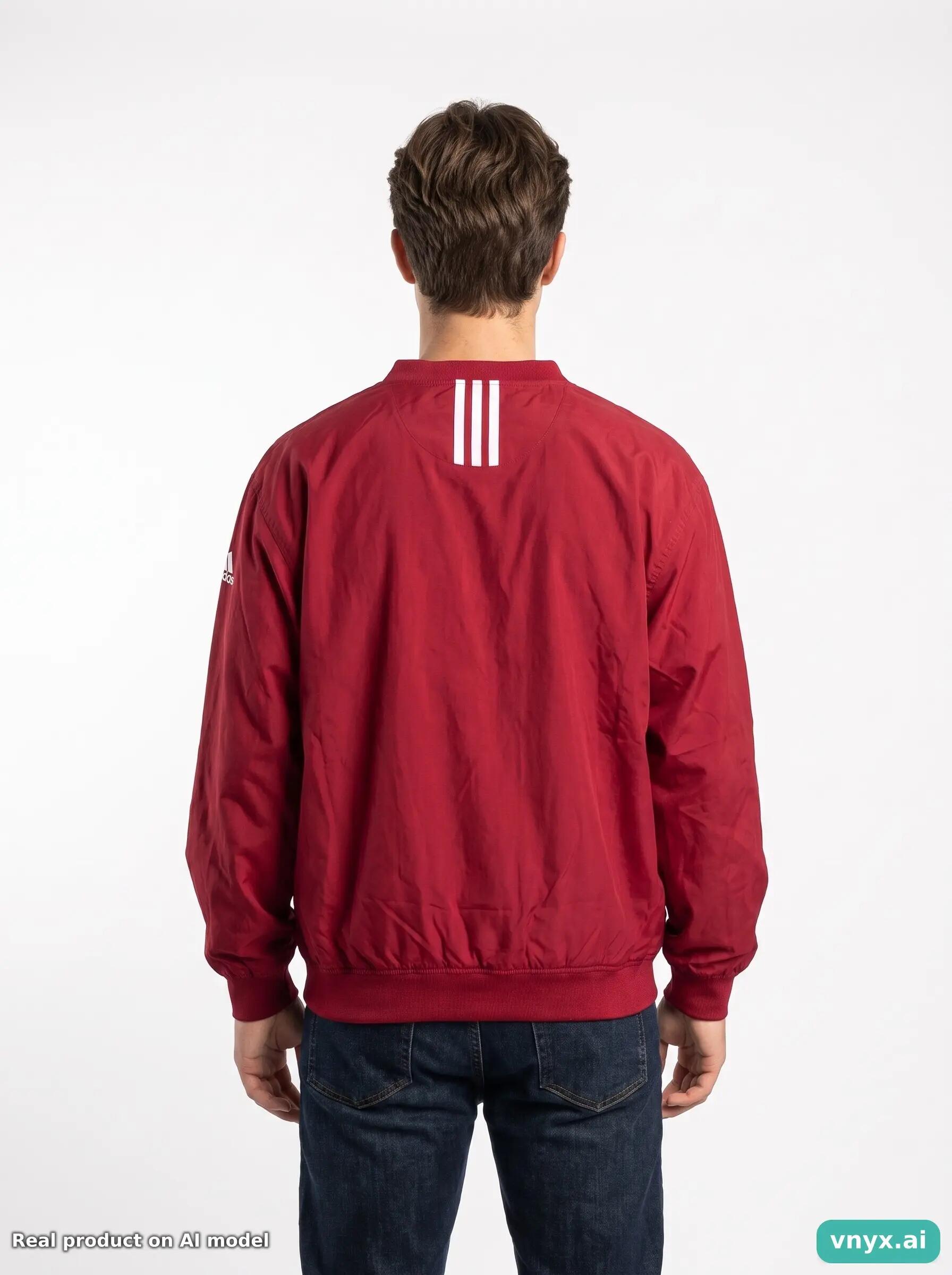 Second Life - Vintage adidas Red Long Sleeves Men M 2/5