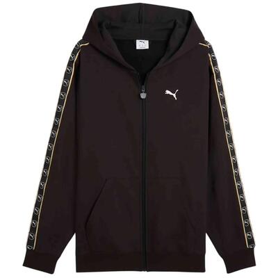 Hoodie puma model essentials elevated tape "negro" voor mannen