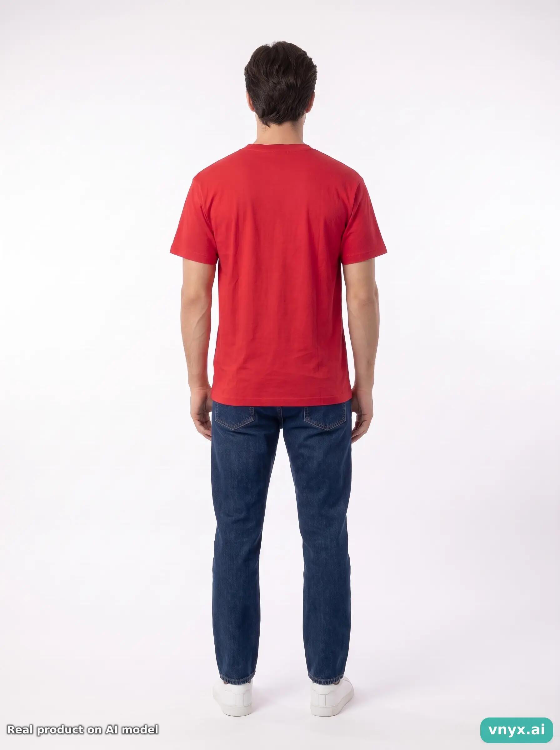 Second Life - Vintage UNIVERSAL Red T-Shirts Men M 4/5