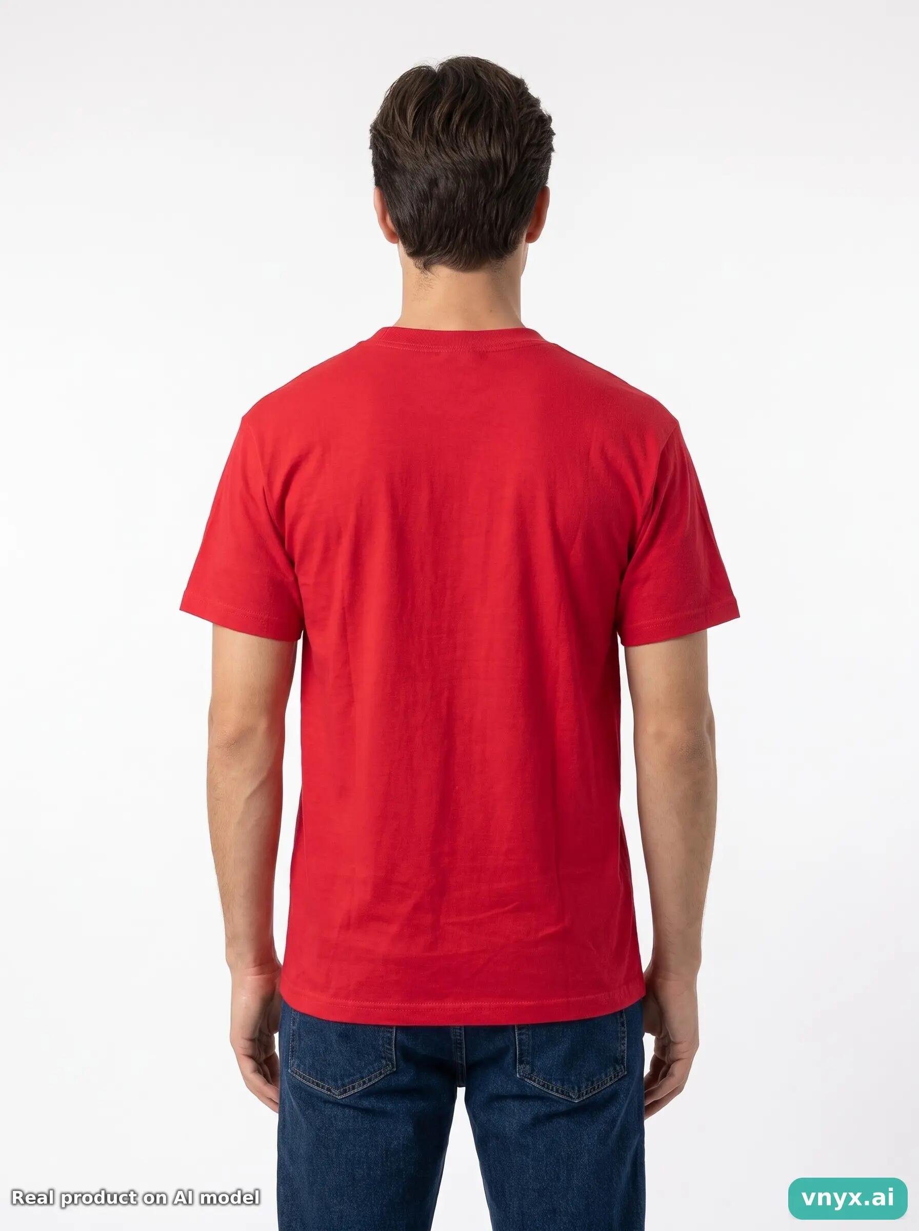 Second Life - Vintage UNIVERSAL Red T-Shirts Men M 2/5