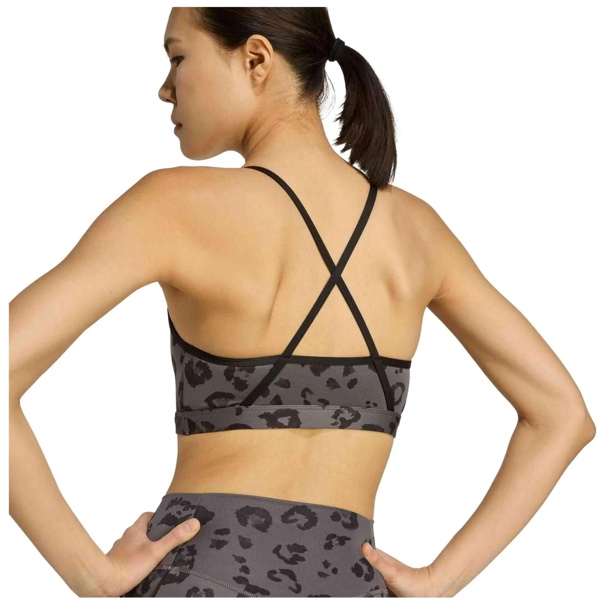Top Adidas modello PrimeLiftreact Essentials Light Support "Grey Five per donne 4/5