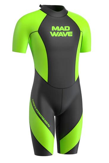 Combinaison courte Hydrostar DSSS STY pour homme Mad Wave, 3/2 mm, noir