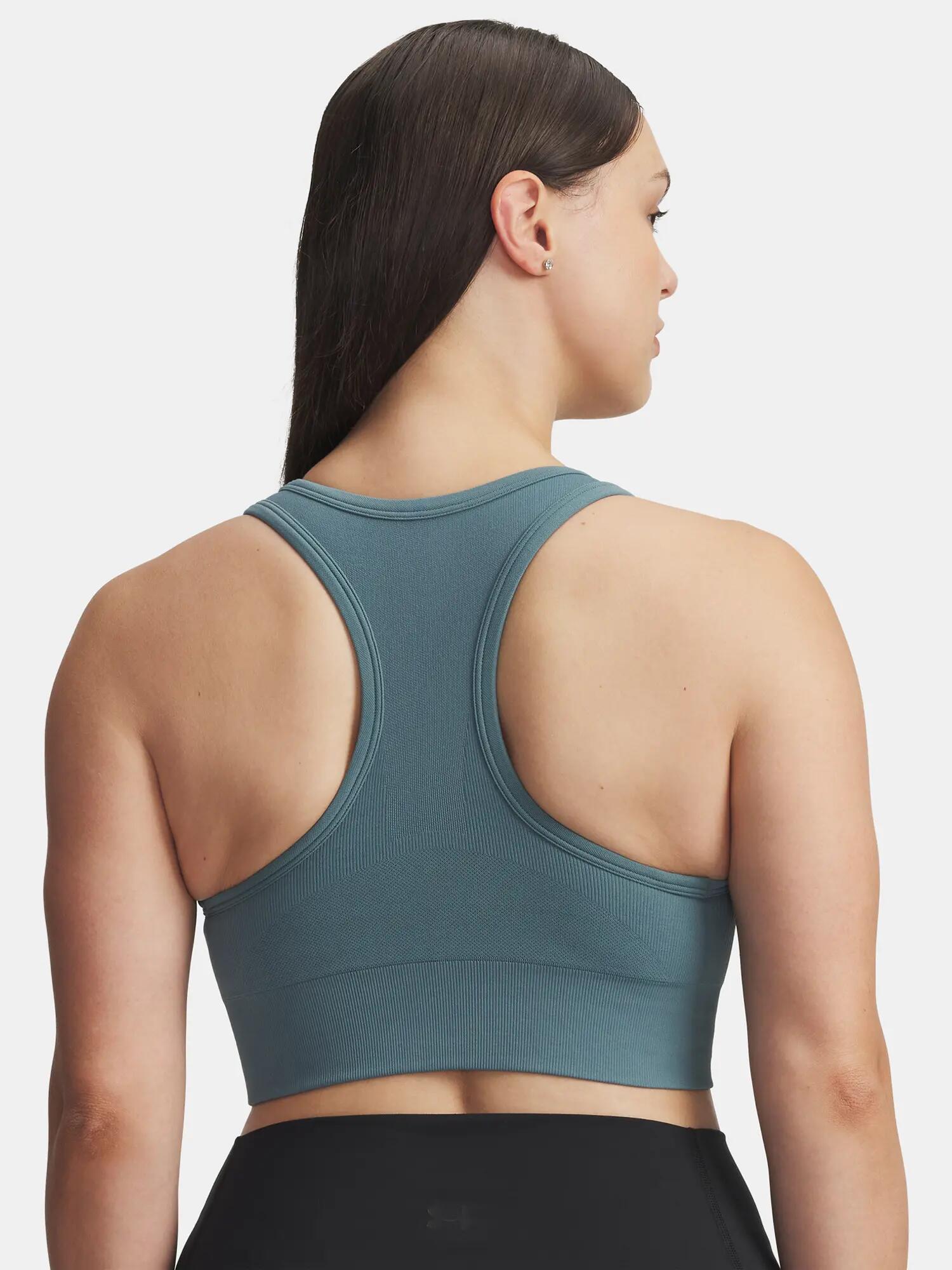 Női melltartó Under Armour Vanish Seamless Mid Bra-BLU 2/2