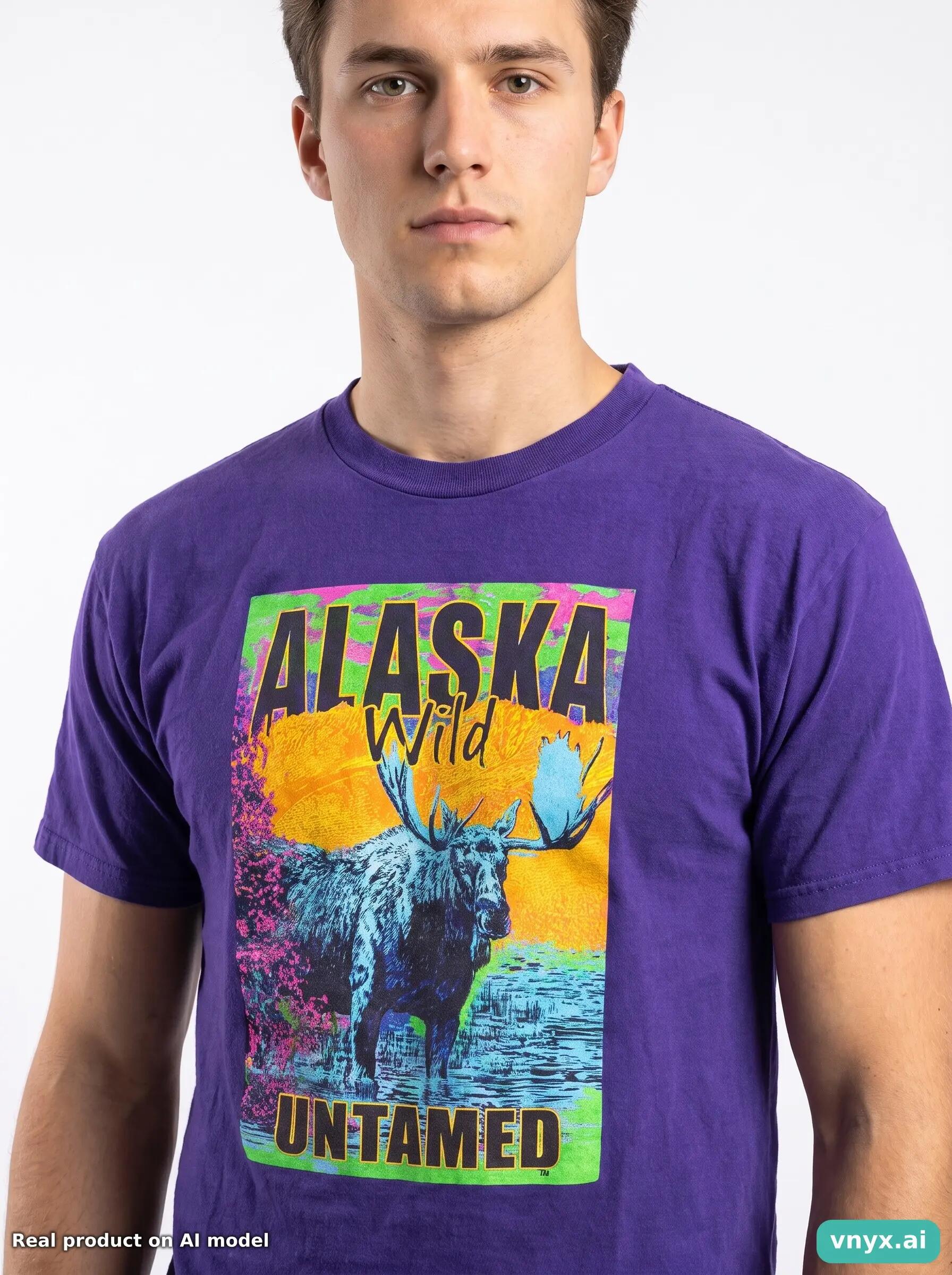 Second Life - Vintage Gildan Purple T-Shirts Men M 5/5