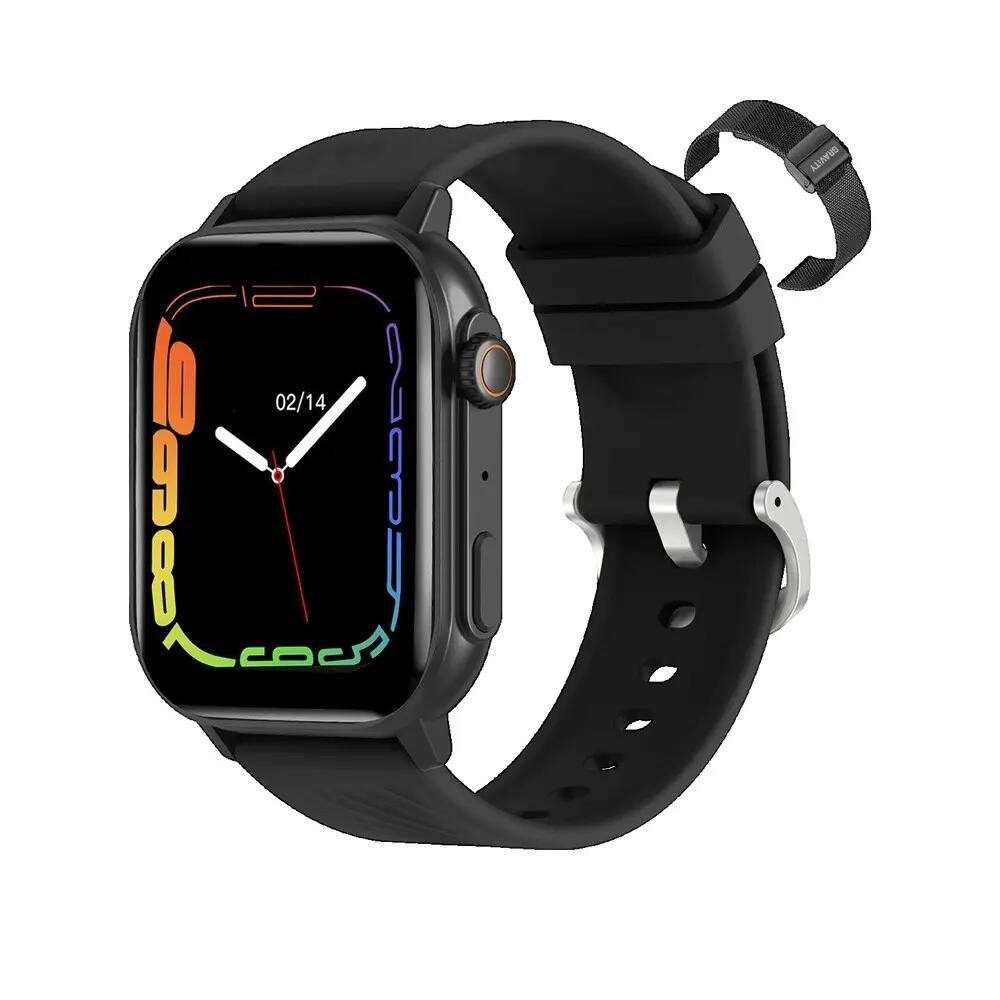 Gravity GT15-1 Smartwatch with Black Silicone Strap 2/3