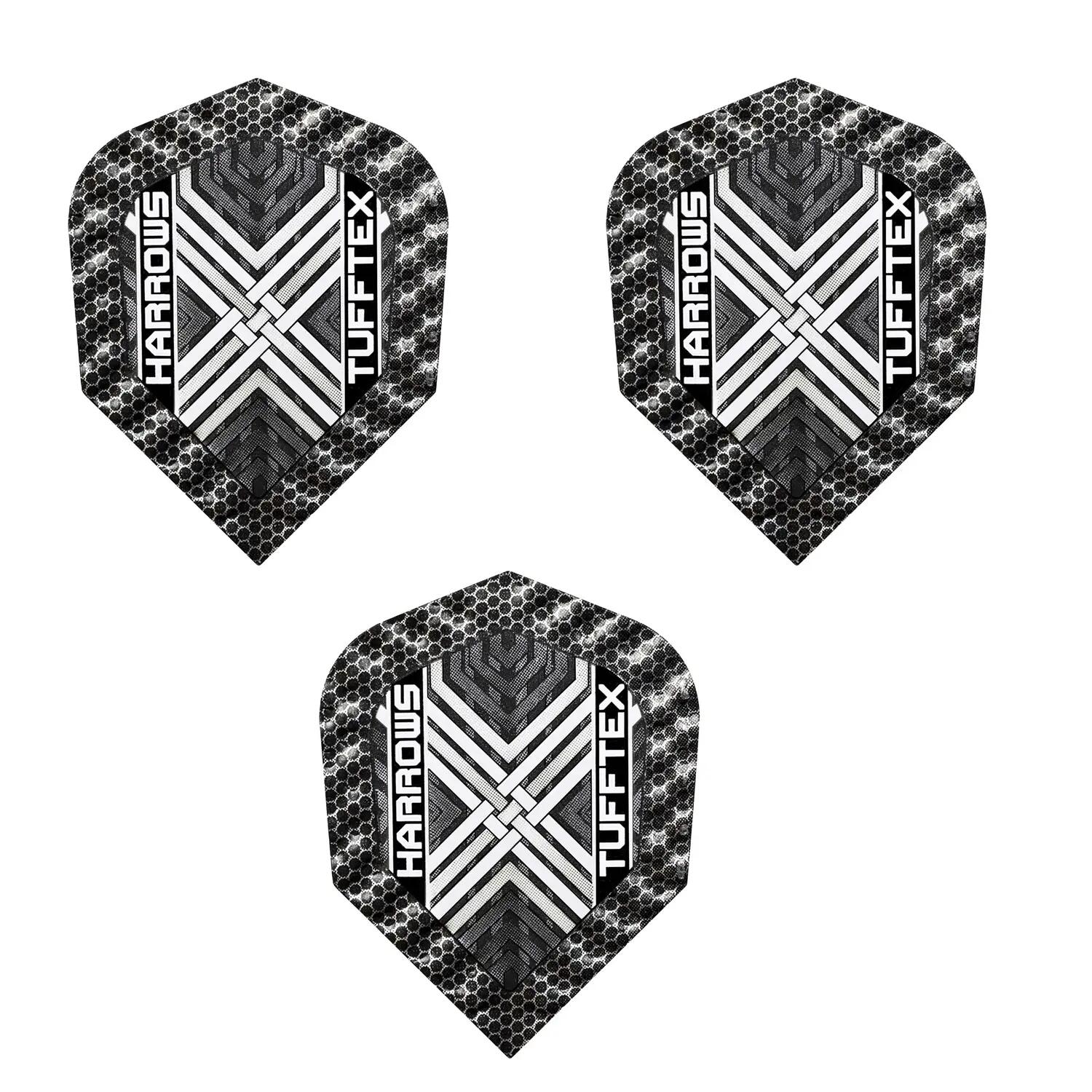 Tufftex Dart Flights (Pack of 3) (Black) 3/3