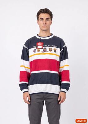 Second life - vintage universal navy sweatshirt men xl