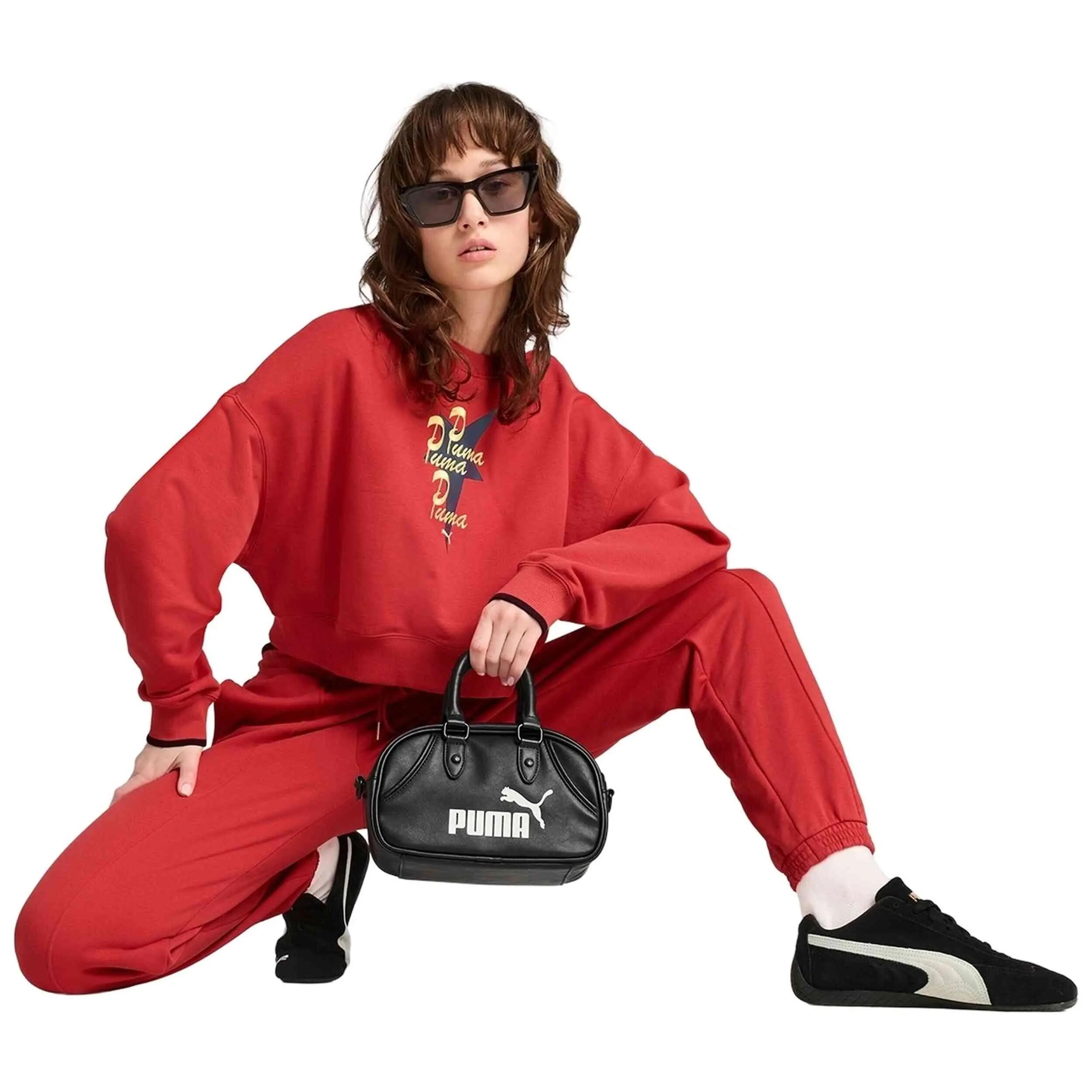Felpa Puma modello ROAD TO UNITY "Red Fire" per donne 5/5