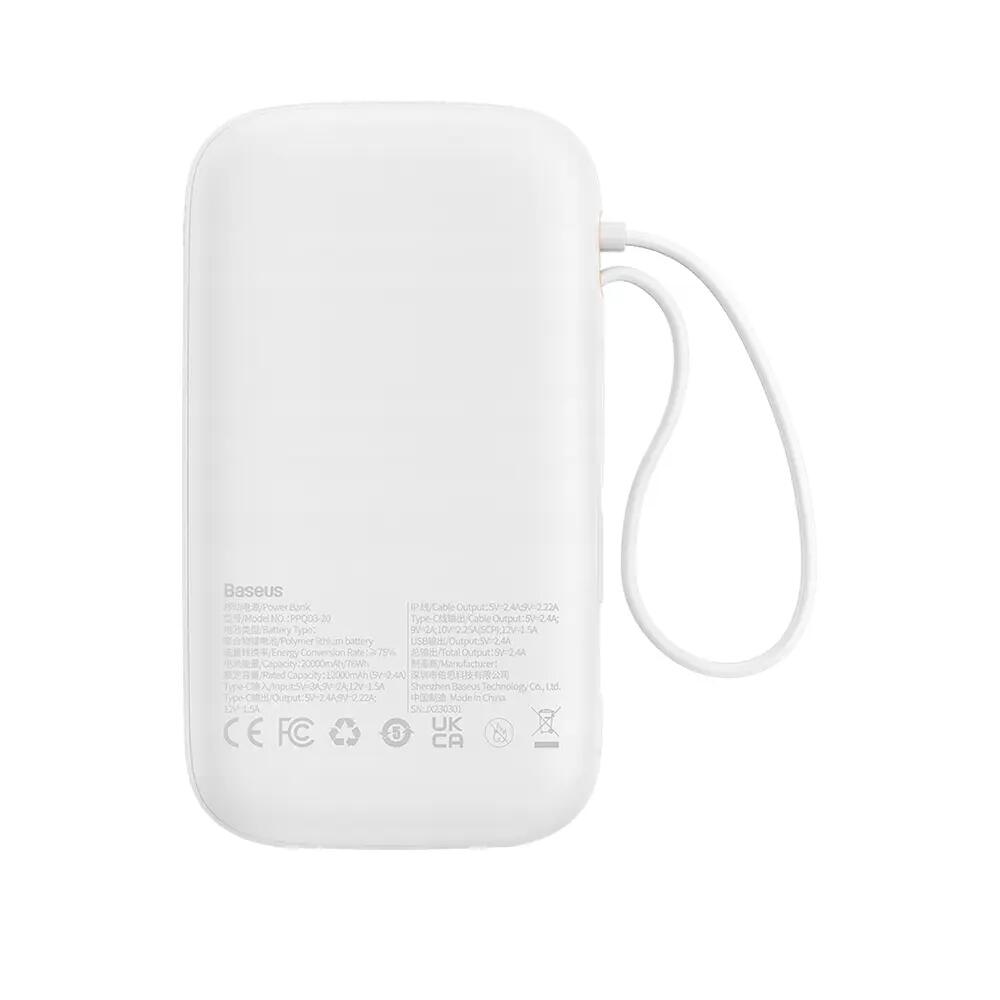 Chargeur portable Baseus Qpow2 20000mAh 22.5W 10/10