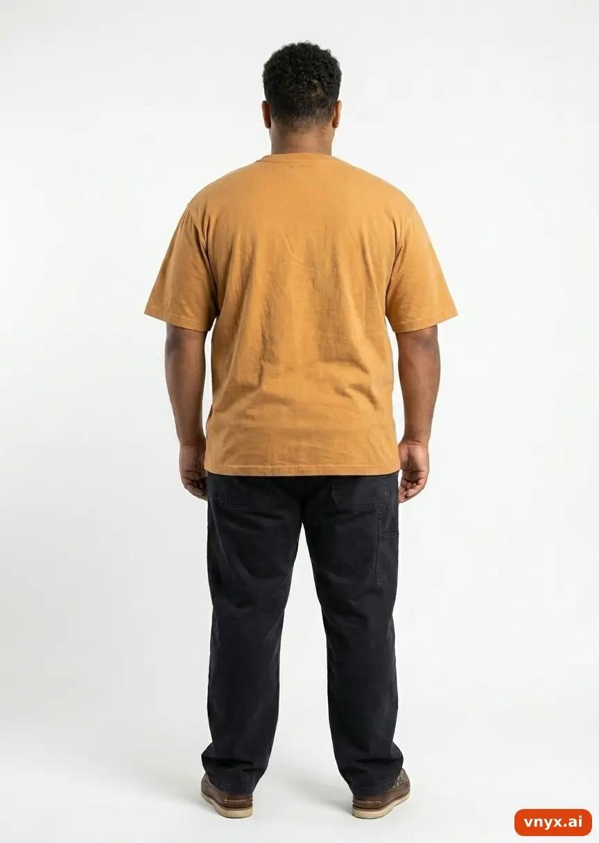 Second Life - Vintage Carhartt Light Brown T-Shirt Men L 3/5