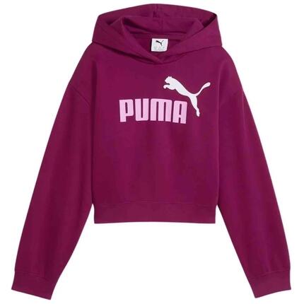 Sweat à capuche Puma modèle Essentials No.1 Logo "Fuchsia Glow" pour filles