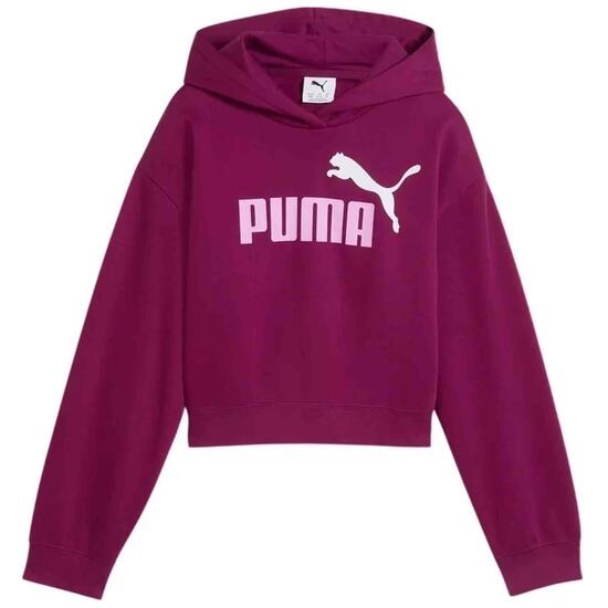 Sweat à capuche Puma modèle Essentials No.1 Logo "Fuchsia Glow" pour filles