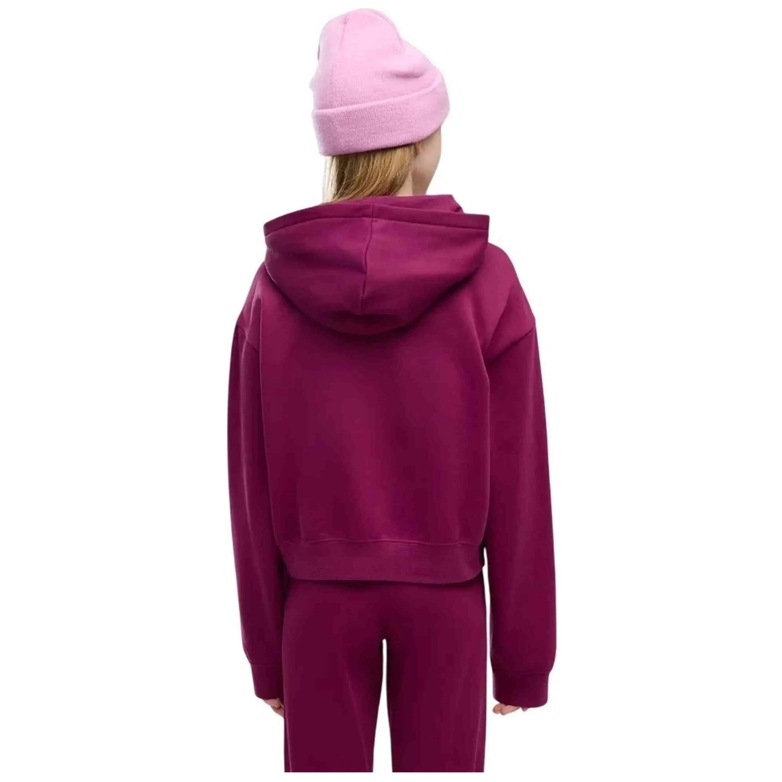 Sweat à capuche Puma modèle Essentials No.1 Logo "Fuchsia Glow" pour filles 2/4