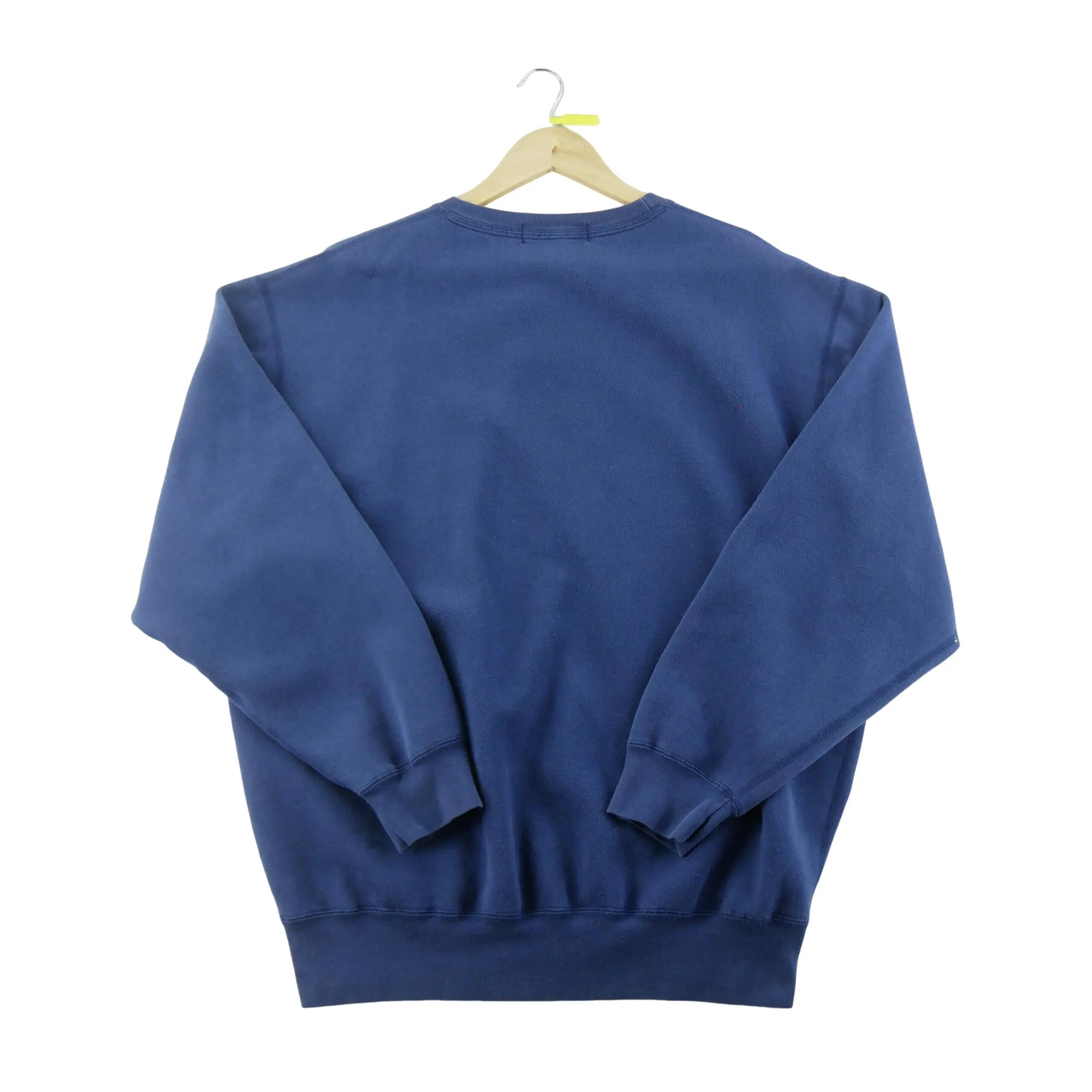 Second life - Bluza męska Polo Bear USA Y2K morska - Stan dobry 2/8