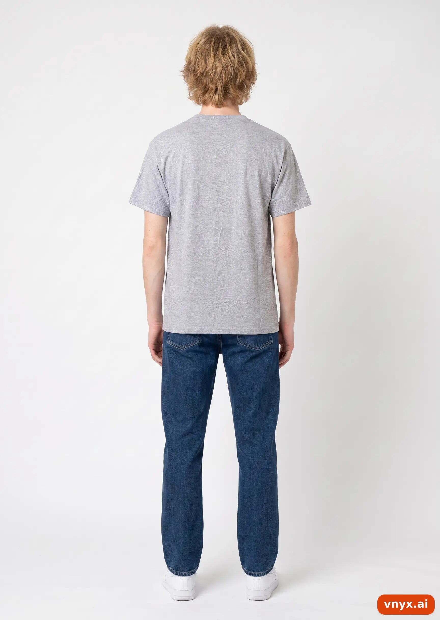 Second Life - Vintage Fruit of the Loom Grey T-Shirts Men M 4/5