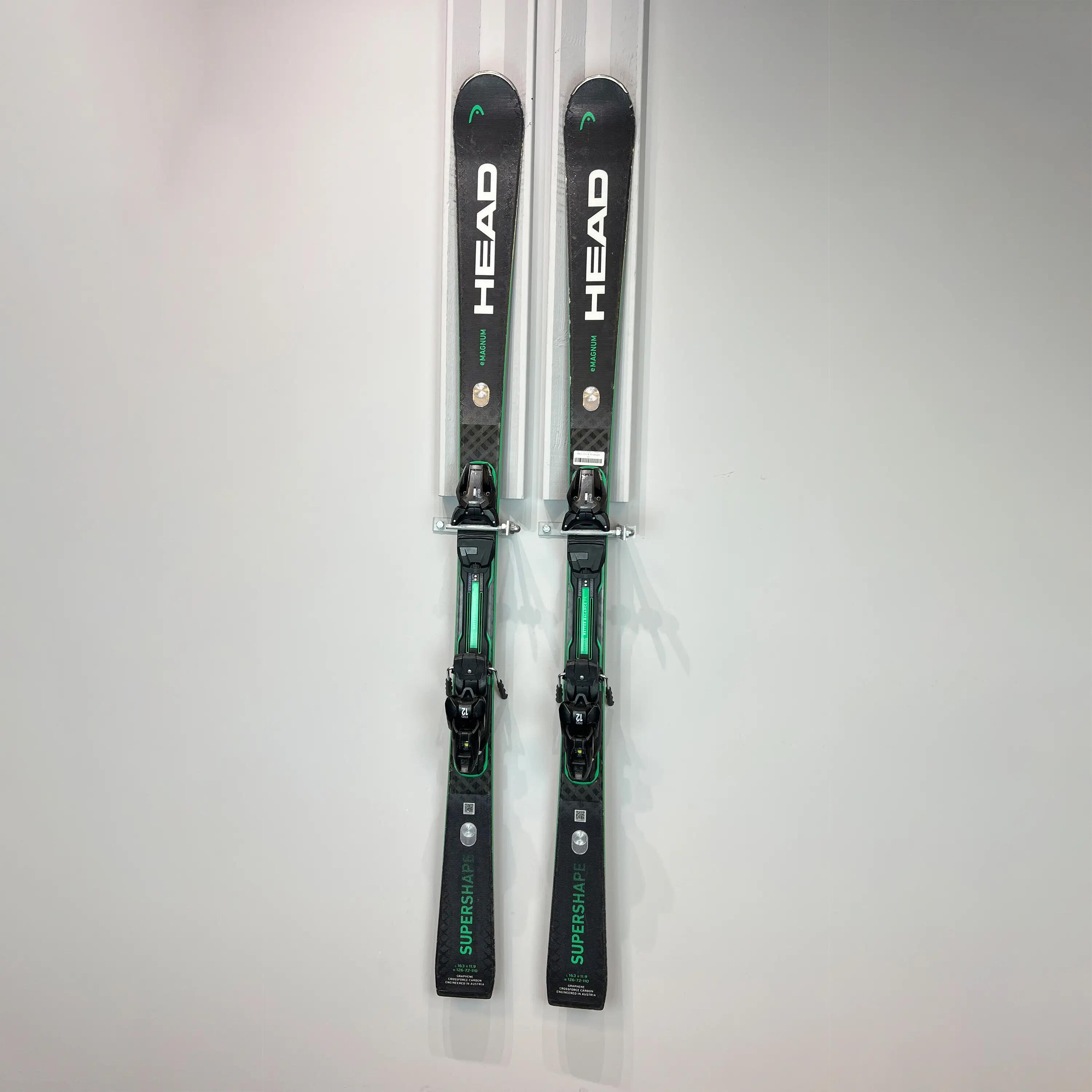 Tweedehands - Ski's Head Supershape e-Magnum + PRD 12 GW Bindingen - 163 6/6