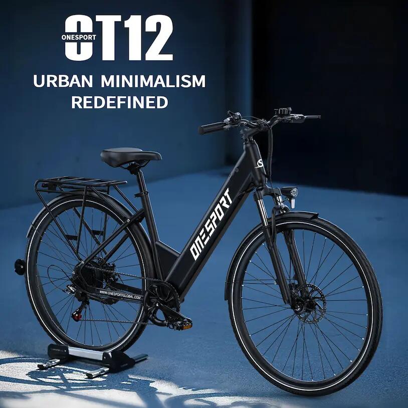 Mestský elektrobicykel ONESPORT OT12 27,5" pláště, motor 250W 10/15