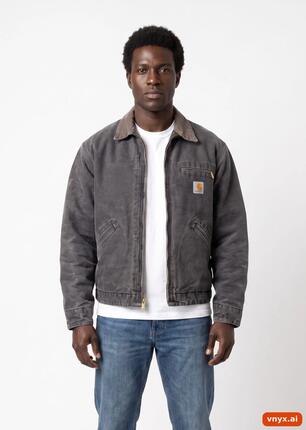 Second Life - Vintage Carhartt Charcoal Outdoor Jacket Men M