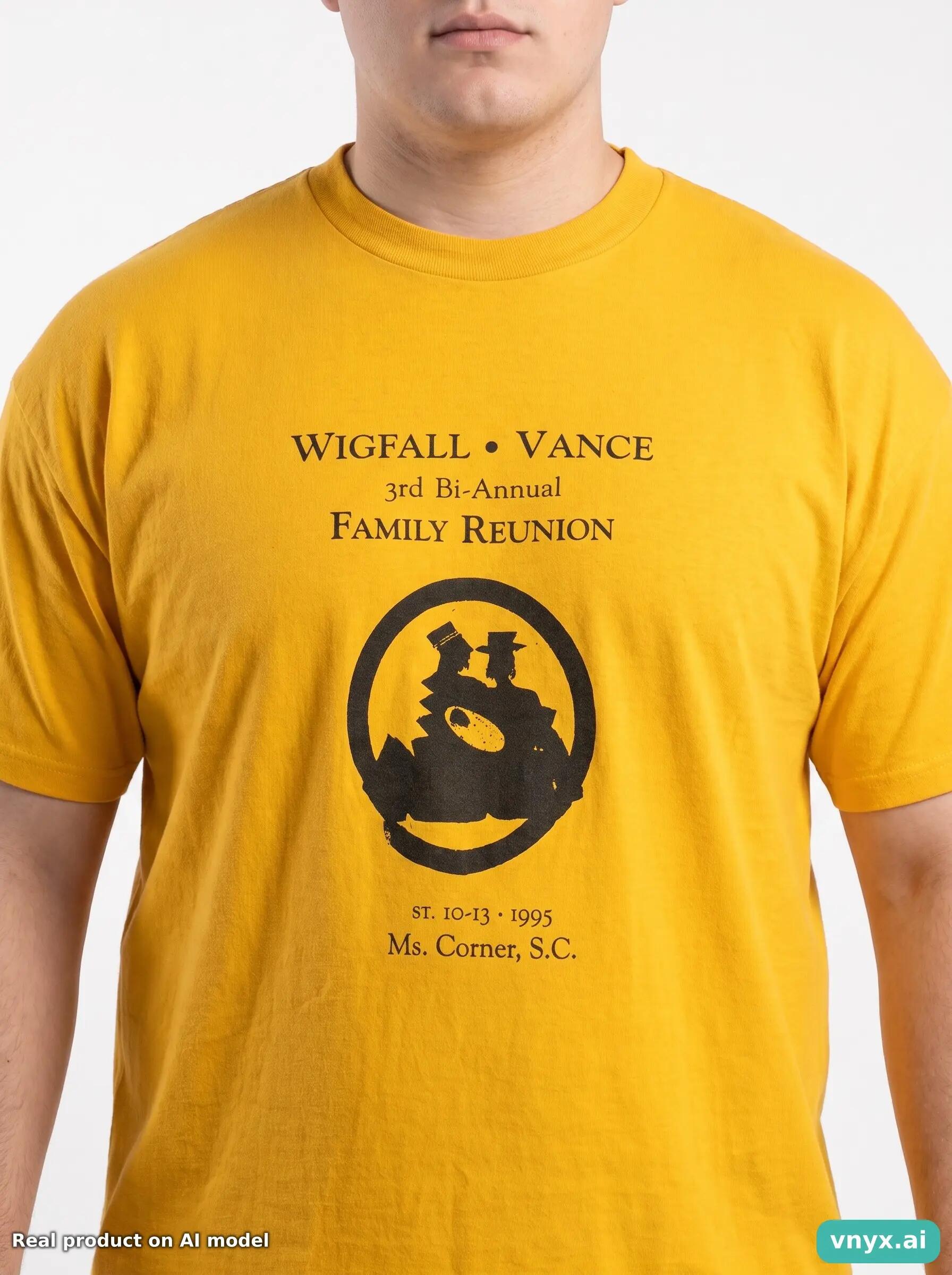 Second Life - Vintage Fruit of the Loom Yellow T-Shirts Men XL 5/5