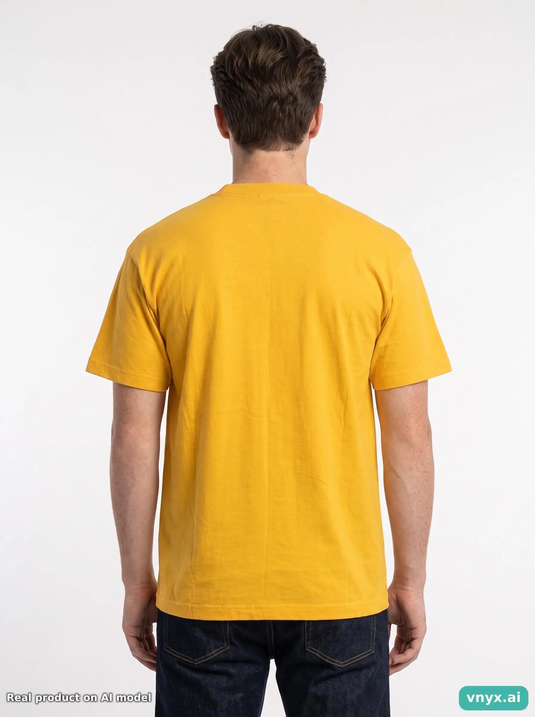 Second Life - Vintage Fruit of the Loom Yellow T-Shirts Men XL 4/5