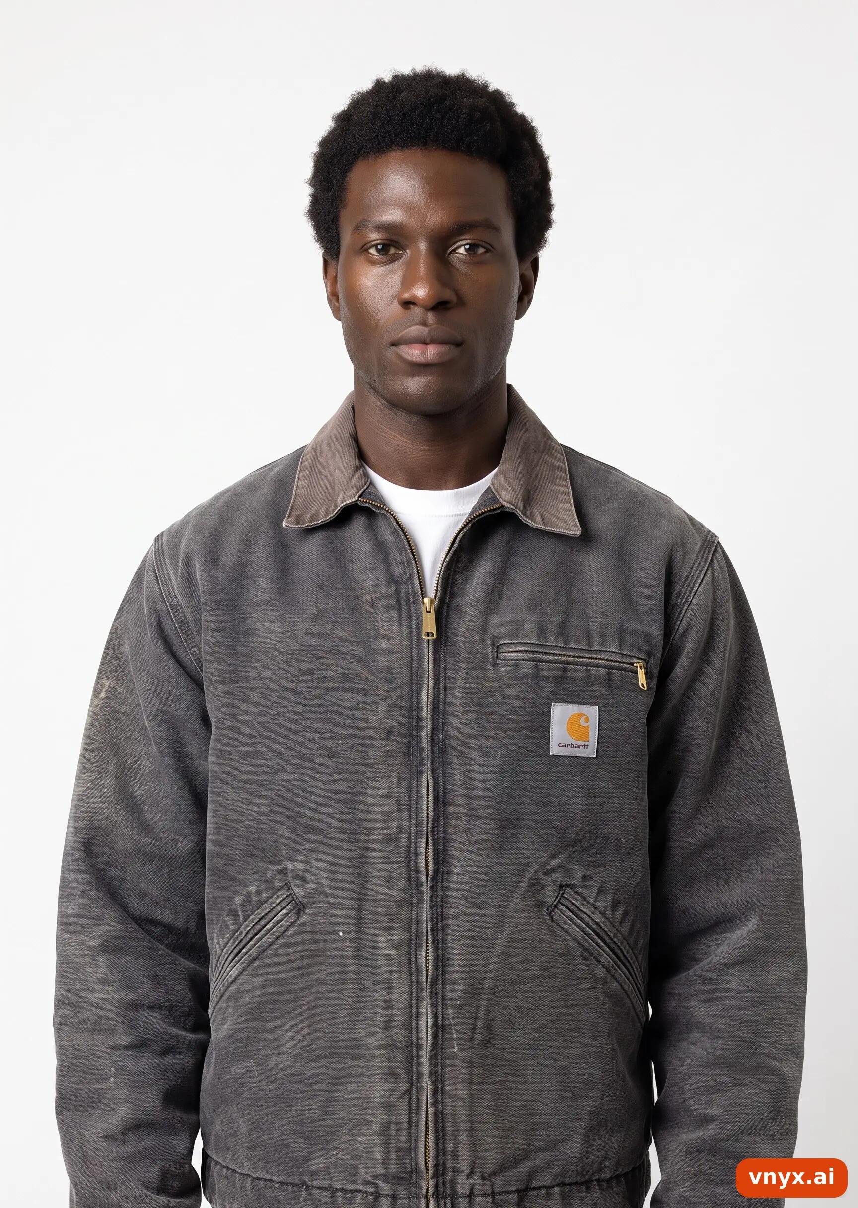 Second Life - Vintage Carhartt Charcoal Outdoor Jacket Men M 5/5