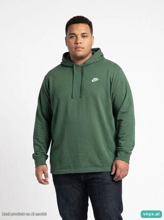 Second Life - Vintage Nike Green Hoodies Men XL