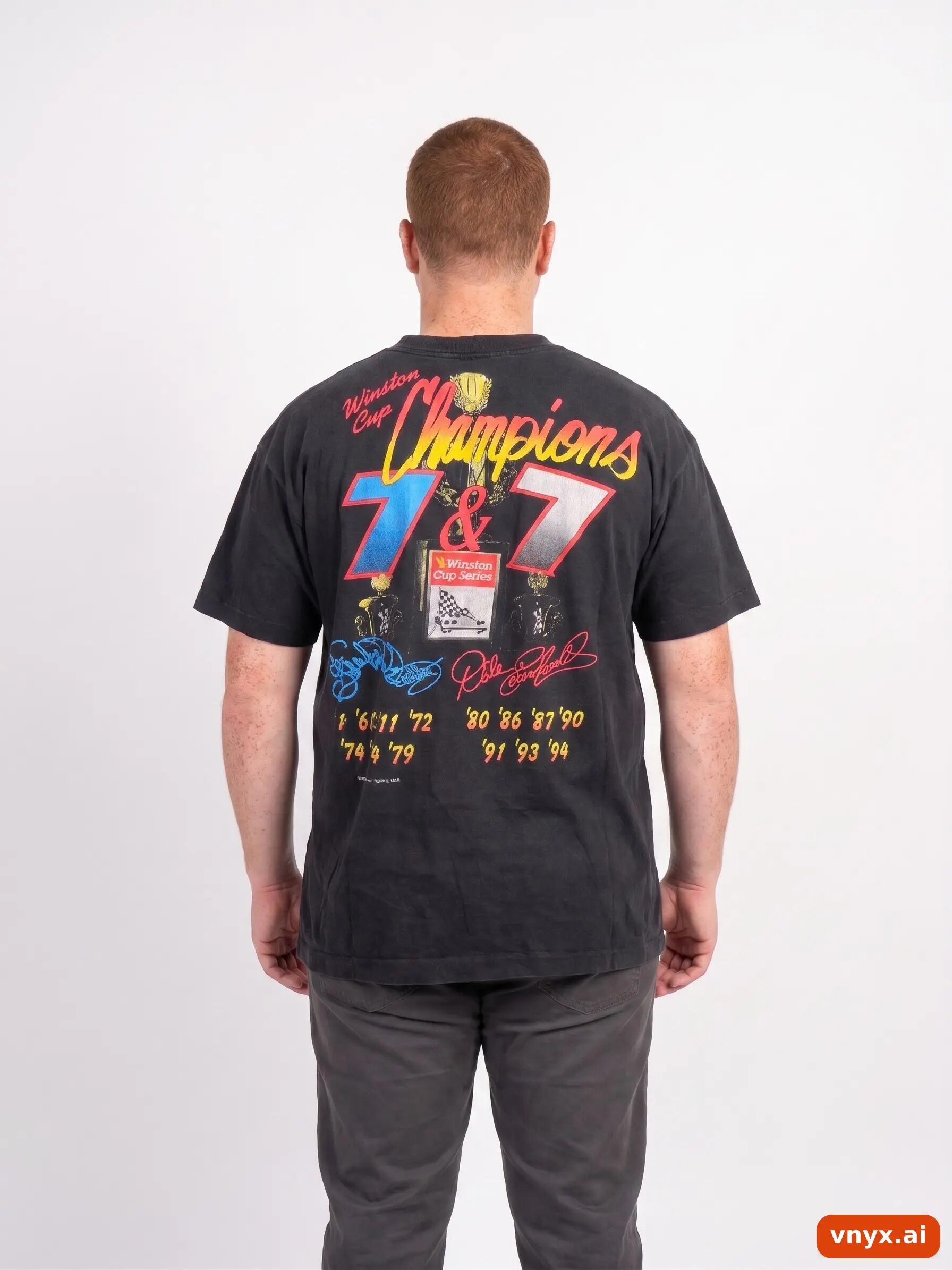 Second Life - Vintage Fruit of the Loom Black T-Shirts Men XL 2/5