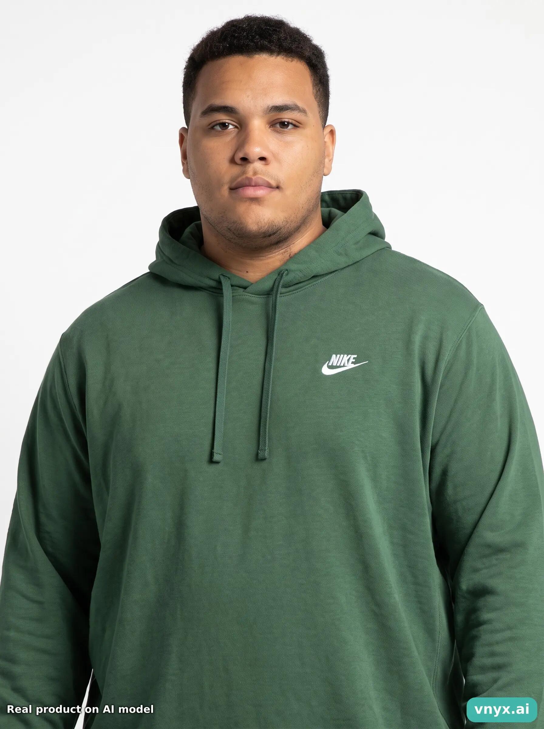 Second Life - Vintage Nike Green Hoodies Men XL 5/5