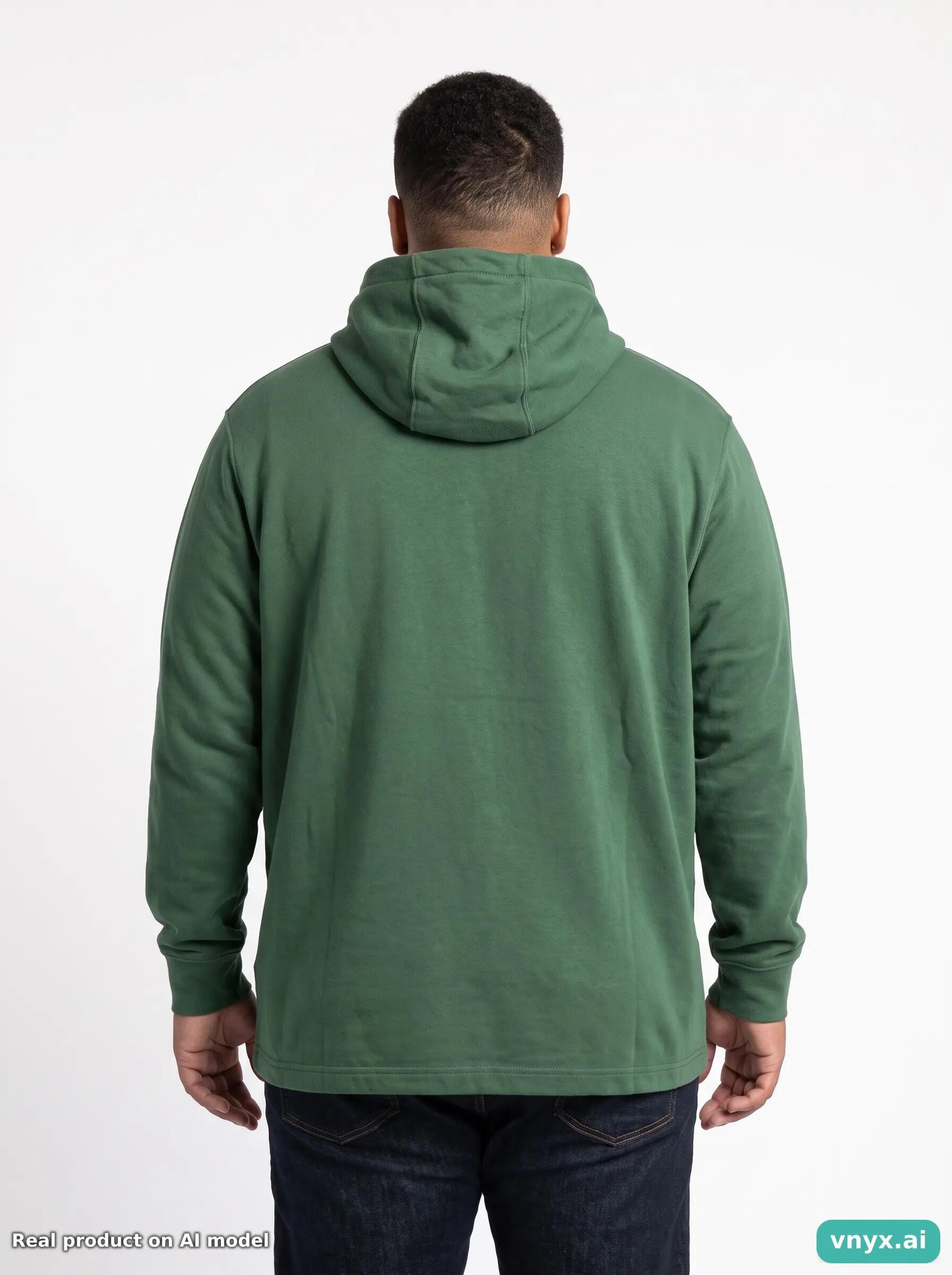 Second Life - Vintage Nike Green Hoodies Men XL 3/5