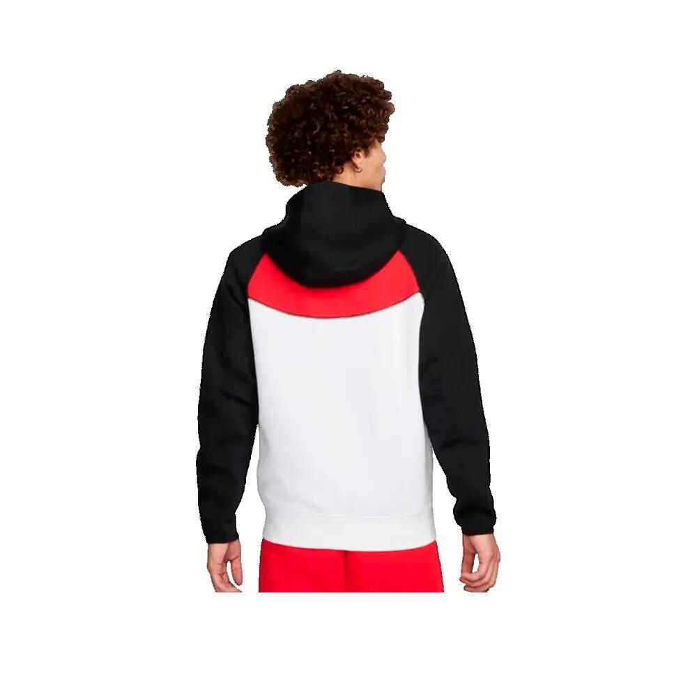 Giacca Nike Tech Fleece Uomo Zip Centrale Bianca 2/3