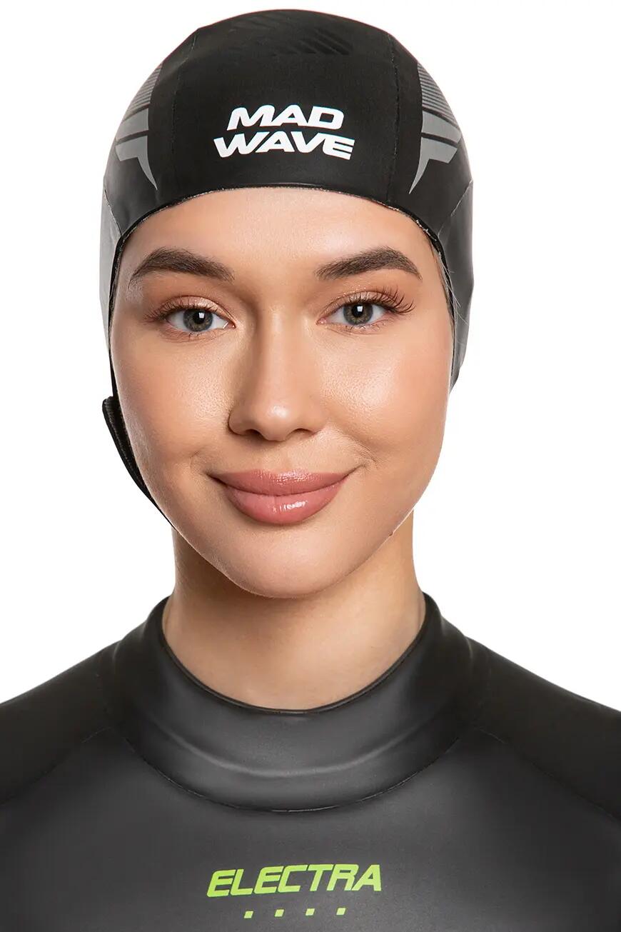 Mad Wave Wahoo Therm Glideskin neoprenen helm, 3 mm 3/6