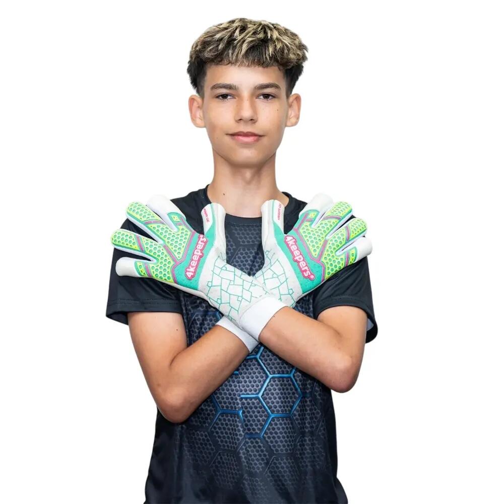 Guanti Da Portiere Bambini 4Keepers Neo Kraken Verde 4/4