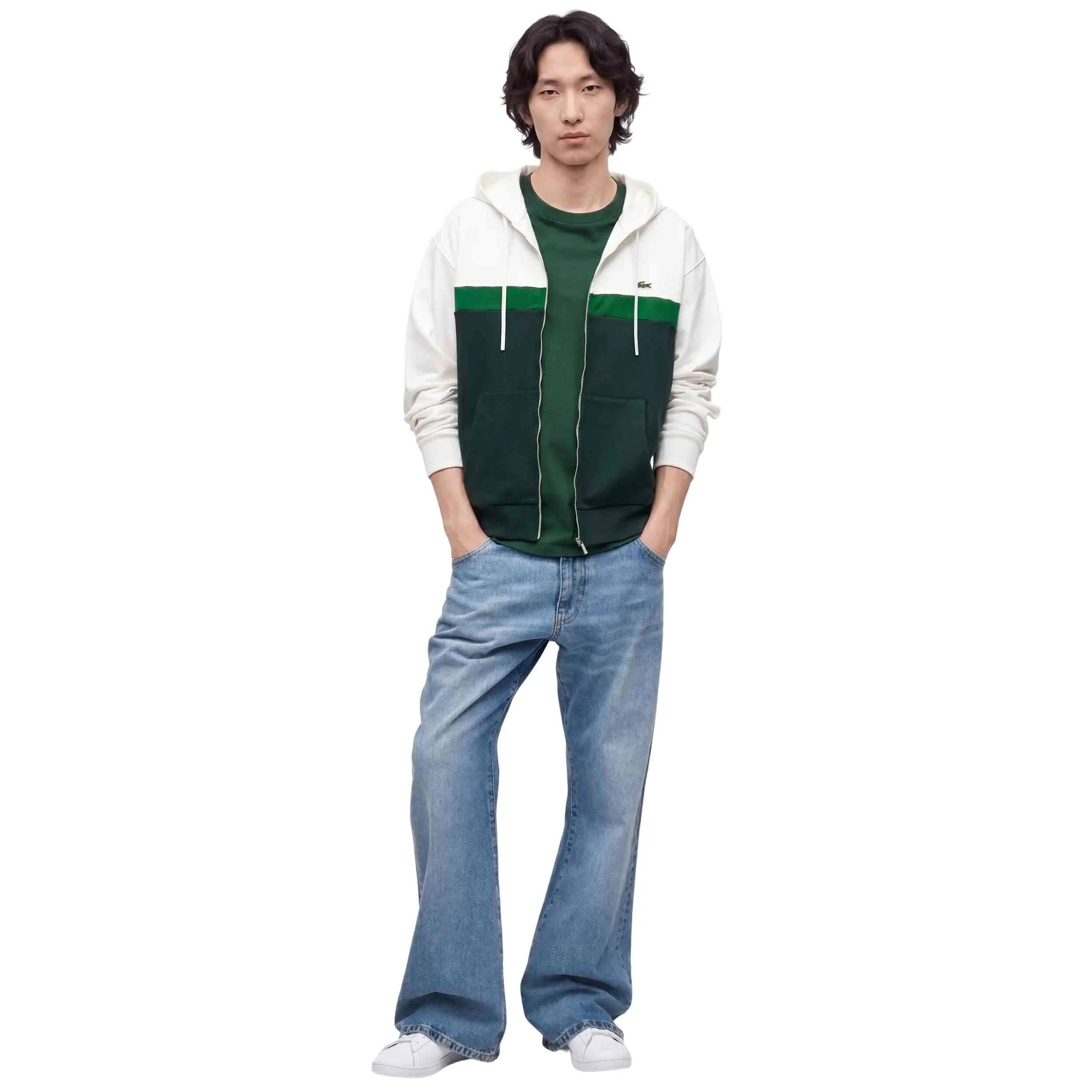 Felpa con cappuccio Lacoste modello SH2749-0LP per uomini 2/5