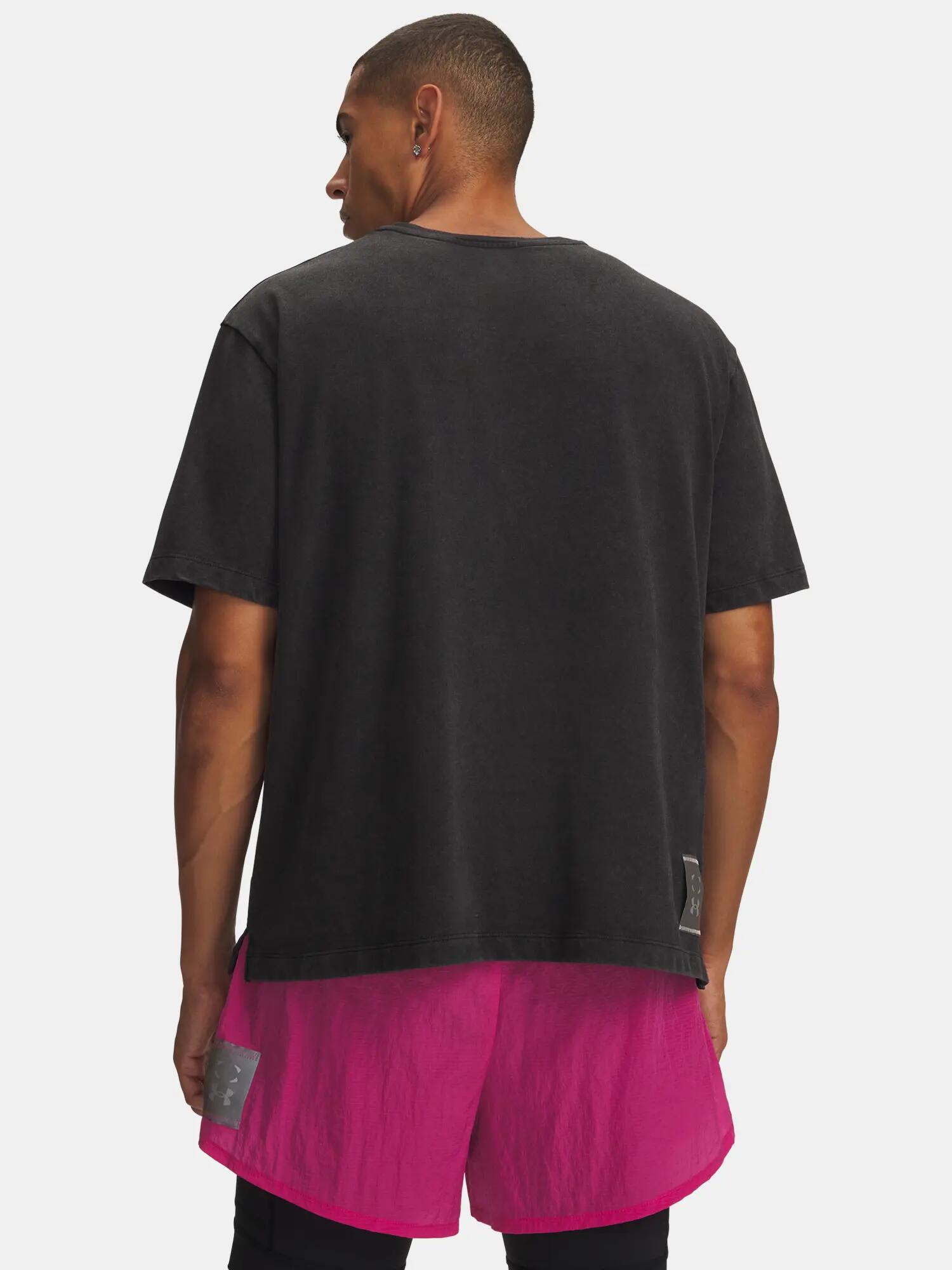 Férfi póló Under Armour UA HB Run HW Wash Miles SS 2/3