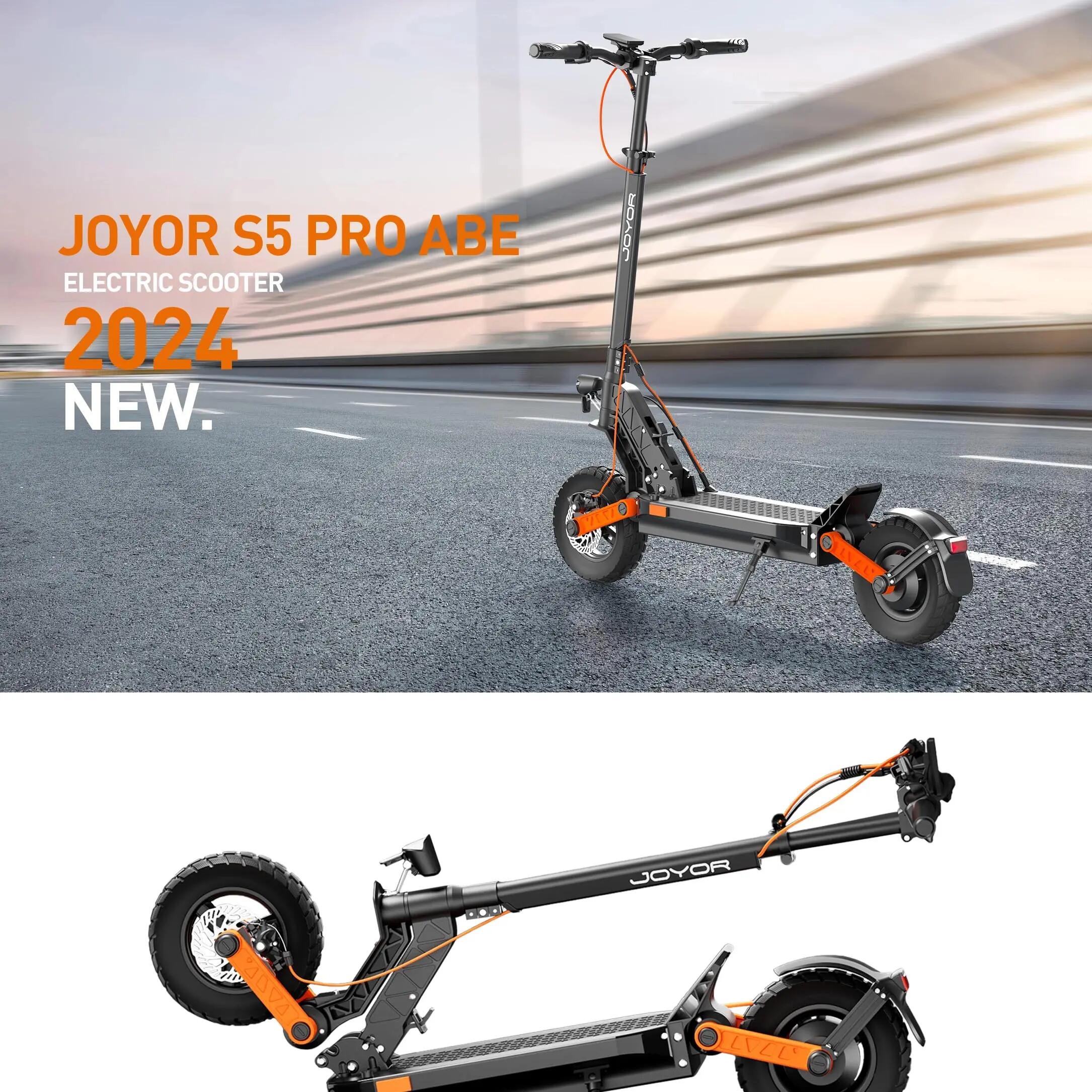 JOYOR S5 Patinete eléctrico ABE 500W 48V 13Ah 45km 20km/h Aluminio Suspensión 5/7