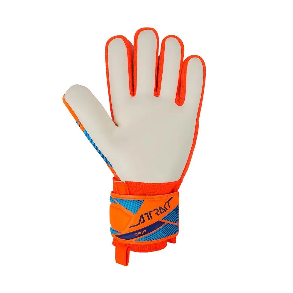 Guanti Da Portiere Bambini Reusch Attrakt Grip World Cup Arancio 2/3