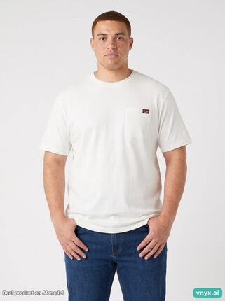 Second Life - Vintage Wrangler White T-Shirts Men L