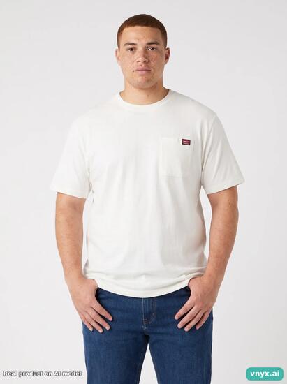 Second Life - Vintage Wrangler White T-Shirts Men L