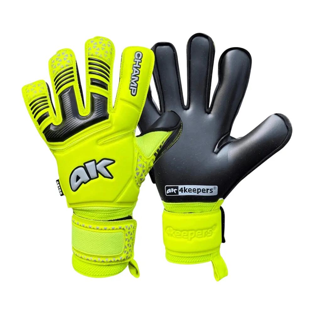 Guanti Da Portiere Adulto Unisex 4Keepers Champ Enduro VII Giallo Nero 3/3
