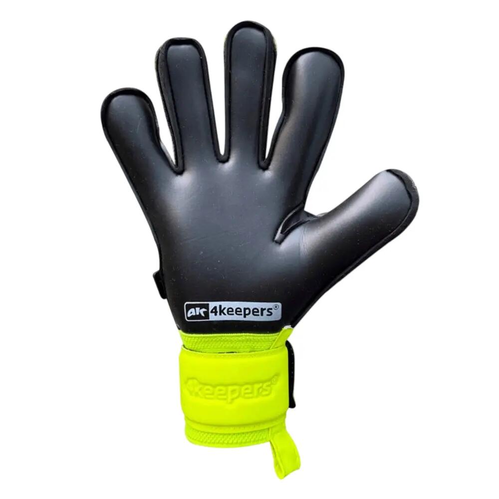 Guanti Da Portiere Adulto Unisex 4Keepers Champ Enduro VII Giallo Nero 2/3