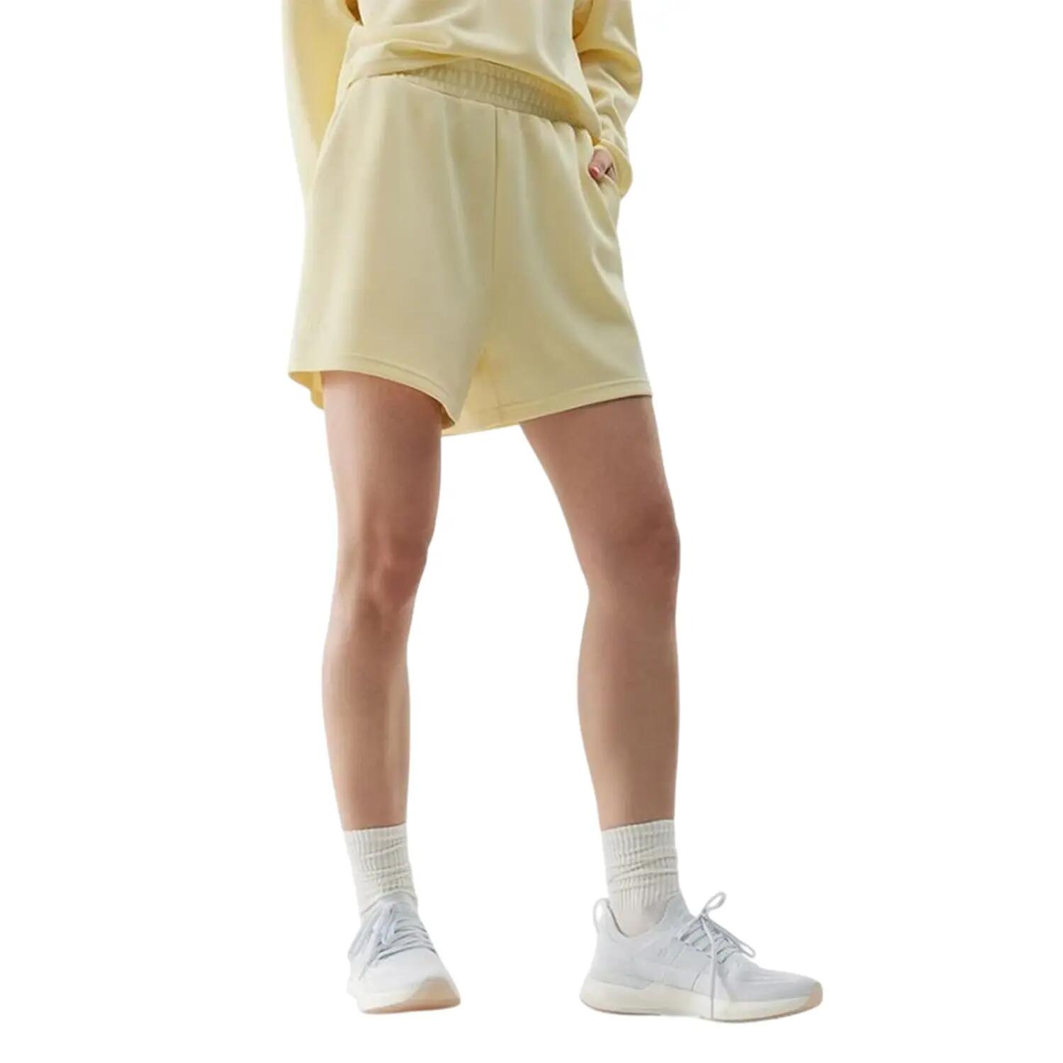 Short De Jogging Femme (Jaune) 3/5